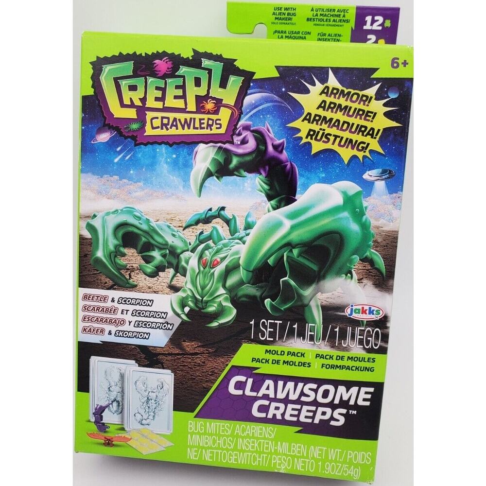 Creepy Crawlers Clawsome Creeps Mold Pack Beetle & Scorpion